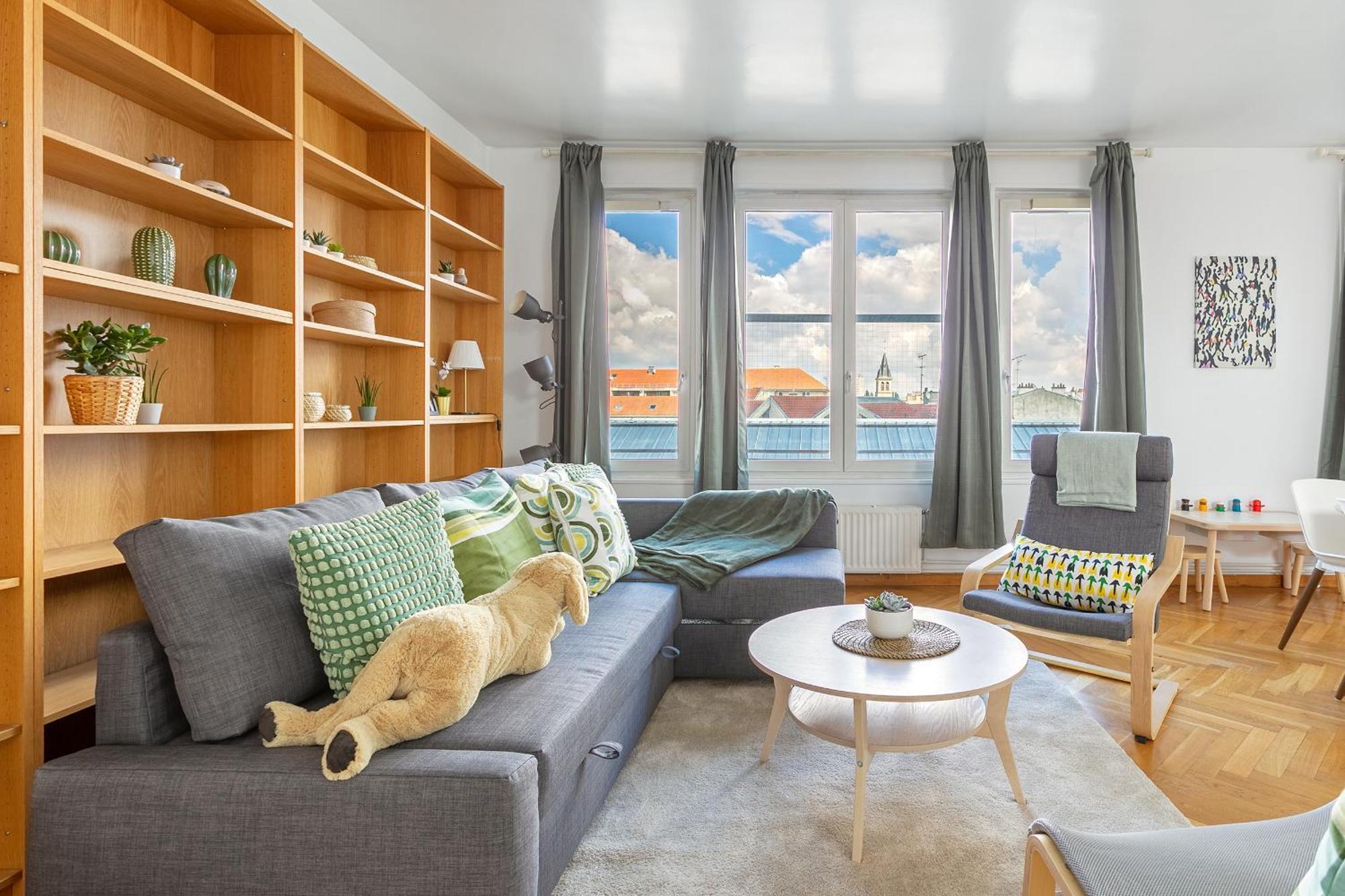 Parisian Penthouse With Large Terrasse Lägenhet Pierrefitte-sur-Seine Exteriör bild